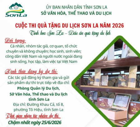 Thể lệ Cuộc thi Quà tặng du lịch Sơn La năm 2026