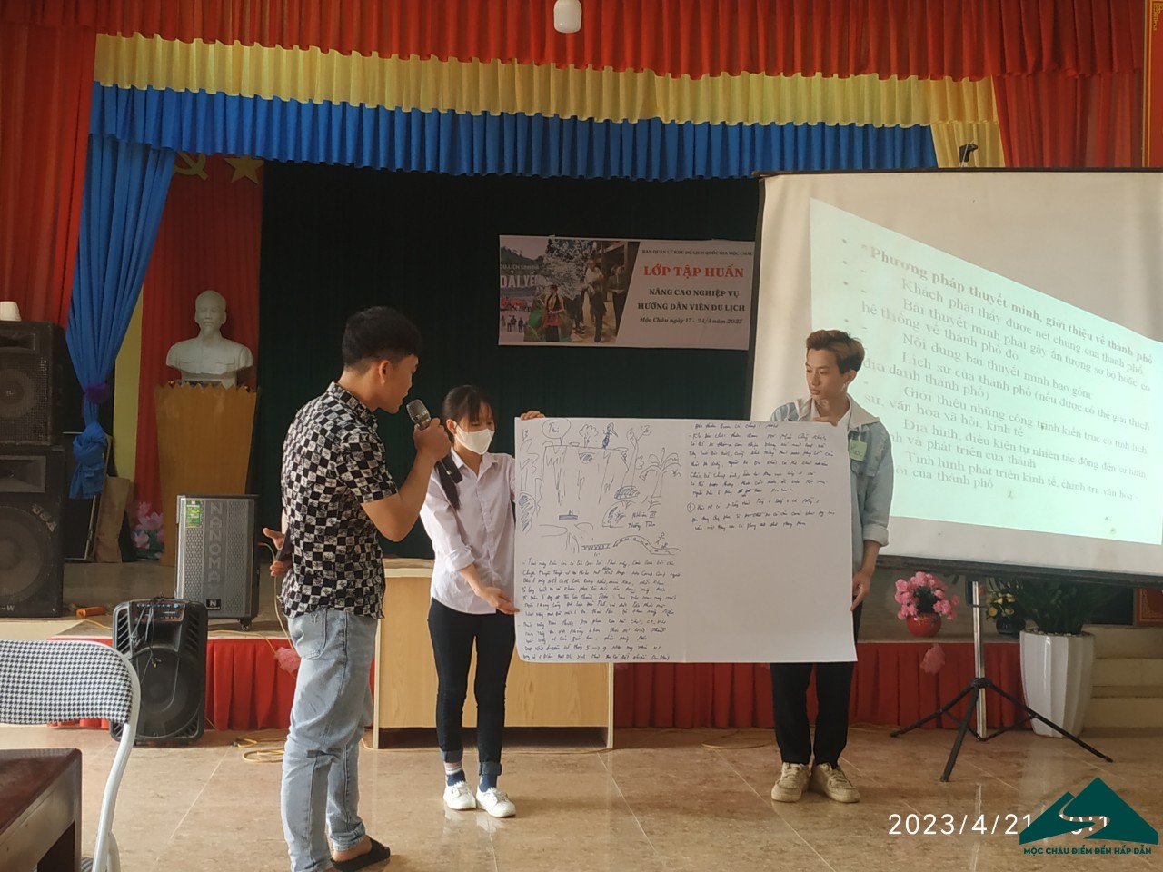 lớp hướng dẫn viên, thuyết minh viên mộc châu